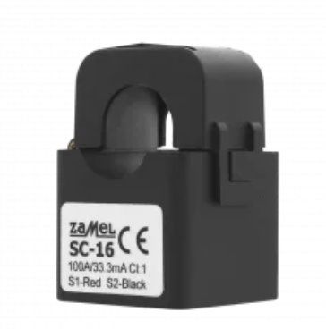 Snímač prúdu ZAMEL SC-16 , Transformátorový, 100A/33,3mA,-15-60°C Snímač prúdu ZAMEL SC-16 , Transformátorový, 100A/33,3mA, -15-60°C