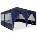 vidaXL Párty stan Modrá 400 x 400 x 266 cm Polyetylén