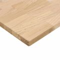 vidaXL Doska stolíka neošetrená 140x50x2,5 cm dubový masív obdĺžnikový