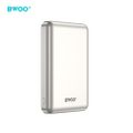 Power bank BWOO P82 BO 10000mAh 15W s bezdrôtovým nabíjaním svetlošedý