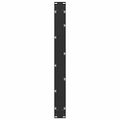 vidaXL Nohy k jedálenskému stolu v tvare U, 2 ks, čierne, 90 x (72-73) cm, oceľové