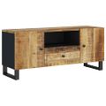 vidaXL TV skrinka 105x33,5x46 cm masívny mangovník a spracované drevo