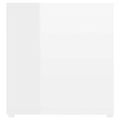 vidaXL TV skrinky 2 ks lesklé biele 107x35x37 cm drevotrieska