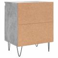 vidaXL Nočné skrinky 2 ks betónovo sivé 40x30x50 cm kompozitné drevo