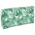 vidaXL Podložka Oxfordská látka Vzor listov 120 x 60 x 12 cm