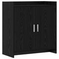 vidaXL Servírovacia skriňa Čierny dub 72 x 36 x 80 cm Kompozitné drevo
