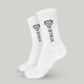 Ponožky Essential Crew 2Pack White - STRIX, veľkosť L