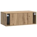 vidaXL Nástenná TV skrinka 78,5 x 41 x 30 cm Dub artisan