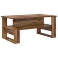 vidaXL Konferenčný stolík Staré drevo 90 x 50 x 40 cm Kompozitné drevo