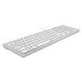 GENIUS Slimstar 126 USB, Klávesnica biela