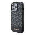 Guess Case for iPhone 14 Pro Max 6.7" GUHMP15XHGCFSEK Black HC MAGSAFE GCUBE PU STRIPE