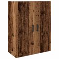 vidaXL Highboard Staré drevo 69,5 x 34 x 180 cm Kompozitné drevo