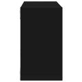 vidaXL Nástenné police 4 ks čierne 26x15x26 cm