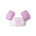 Plávacia vesta s rukávnikmi Pink Flower 2-6 rokov