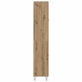 vidaXL Highboard Remeselný dub 69,5 x 34 x 180 cm Kompozitné drevo