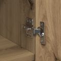 vidaXL Highboard Remeselný dub 50 x 42,5 x 185 cm