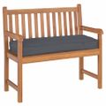 vidaXL Podložka Antracit 110 x 40 x 8 cm Oxfordská látka