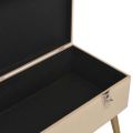 vidaXL Lavica s úložným priestorom 80 cm béžová zamat