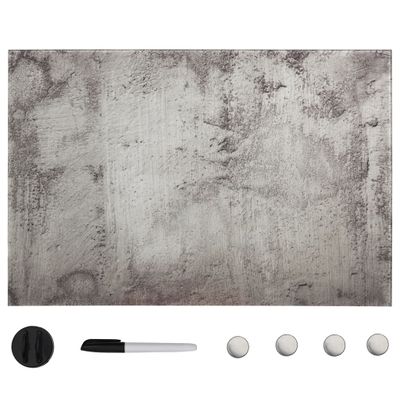 vidaXL Nástenná magnetická tabuľa, sklo 50x30 cm
