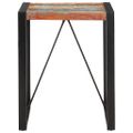 vidaXL Jedálenský stôl 60x60x75 cm, recyklovaný masív