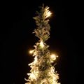 vidaXL Umelý vianočný stromček vyskakovací vločky snehu 150 LED 180 cm