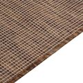 vidaXL Vonkajší koberec s plochým tkaním 100x200 cm hnedý