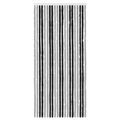 vidaXL Záves proti hmyzu z chenille Šedá a čierna 90 x 200 cm 100% PP