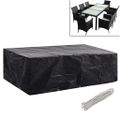 vidaXL Obaly na záhradný nábytok pre 8 osôb 2 ks 300x140 cm, 10 očiek