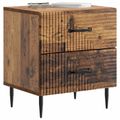 vidaXL Nočný stolík 2 ks Staré drevo 43 x 34,5 x 47,5 cm