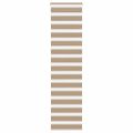 vidaXL Zebrová roleta pieskovo hnedá 65x230 cm šírka látky 60,9 cm polyester