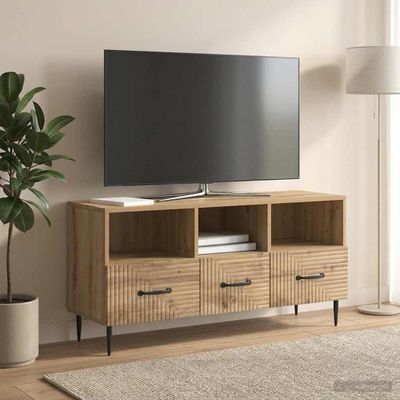vidaXL TV skrinka 102 x 34,5 x 50 cm Dub artisan Kompozitné drevo