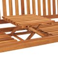 vidaXL 3-miestna záhradná lavička so stolíkom 150 cm tíkový masív
