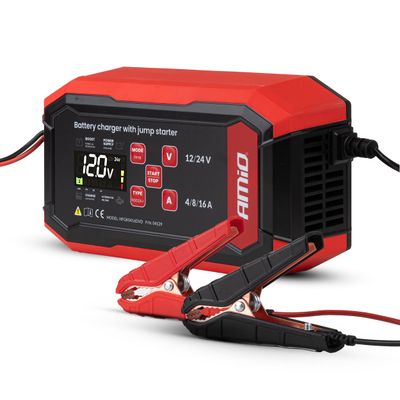 Nabíjačka digitálna BOOST AGM GEL STD LiFePo4 MAX 16A 12/24V PRO AMiO-04529
