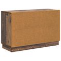 vidaXL Servírovacia skriňa Staré drevo 89 x 34,5 x 57 cm