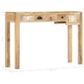 vidaXL Konzolový stolík 110x30x75 cm masívne mangoníkové drevo