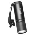 LED svietidlo kovové EMOS P3894, 3W COB LED, na 3x AAA čierna