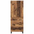 vidaXL Highboard 2 ks Staré drevo 69,5 x 34 x 180 cm
