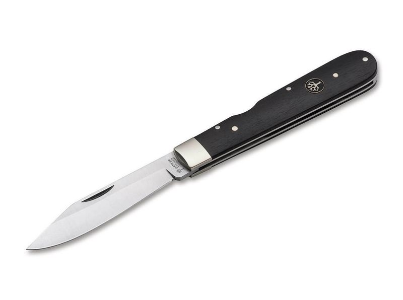 Böker Manufaktur Solingen 113024 1906 vreckový nôž, 8,9 cm, čierna, eben