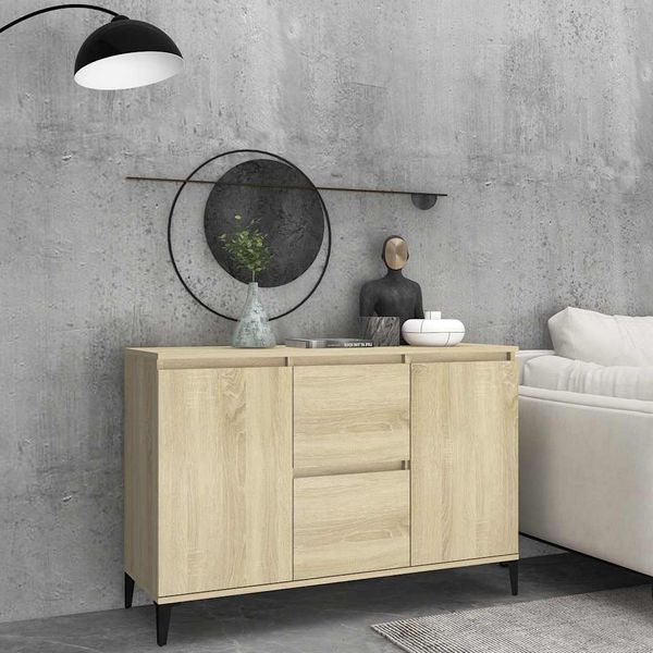 vidaXL Komoda, dub sonoma 102x35x70 cm, kompozitné drevo