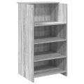 vidaXL Recepčný stôl sivý dub sonoma 135x50x103,5 cm kompozitné drevo