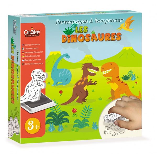 Penové pečiatky Dinosaury