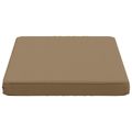 vidaXL 1-dielna poduška na lavicu VUGHT 100% polyester Sivohnedá