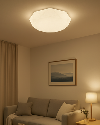 LED stropné svietidlo TR-600C - INDUS 60W 5700lm ø58cm CCT + ovládač Trixline