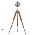vidaXL Lampa na statíve, mangový masív 165 cm