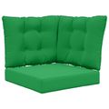 vidaXL Vankúš na vonkajšiu pohovku Polyester Zelená 50,5 x 50,5 cm