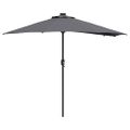 vidaXL Záhradný slnečník Antracit 294 x 150 x 223 cm Polyester a oceľ