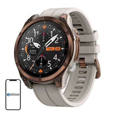 Inteligentné hodinky Zeblaze Stratos 4 Pro (hnedé)