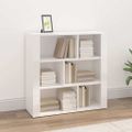 vidaXL Komoda vysoký lesk biela 80x30x80 cm spracované drevo