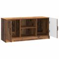 vidaXL TV skrinka Staré drevo 102 x 34,5 x 47 cm Kompozitné drevo