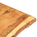vidaXL Stolová doska, akáciový masív 80x(50-60)x3,8 cm